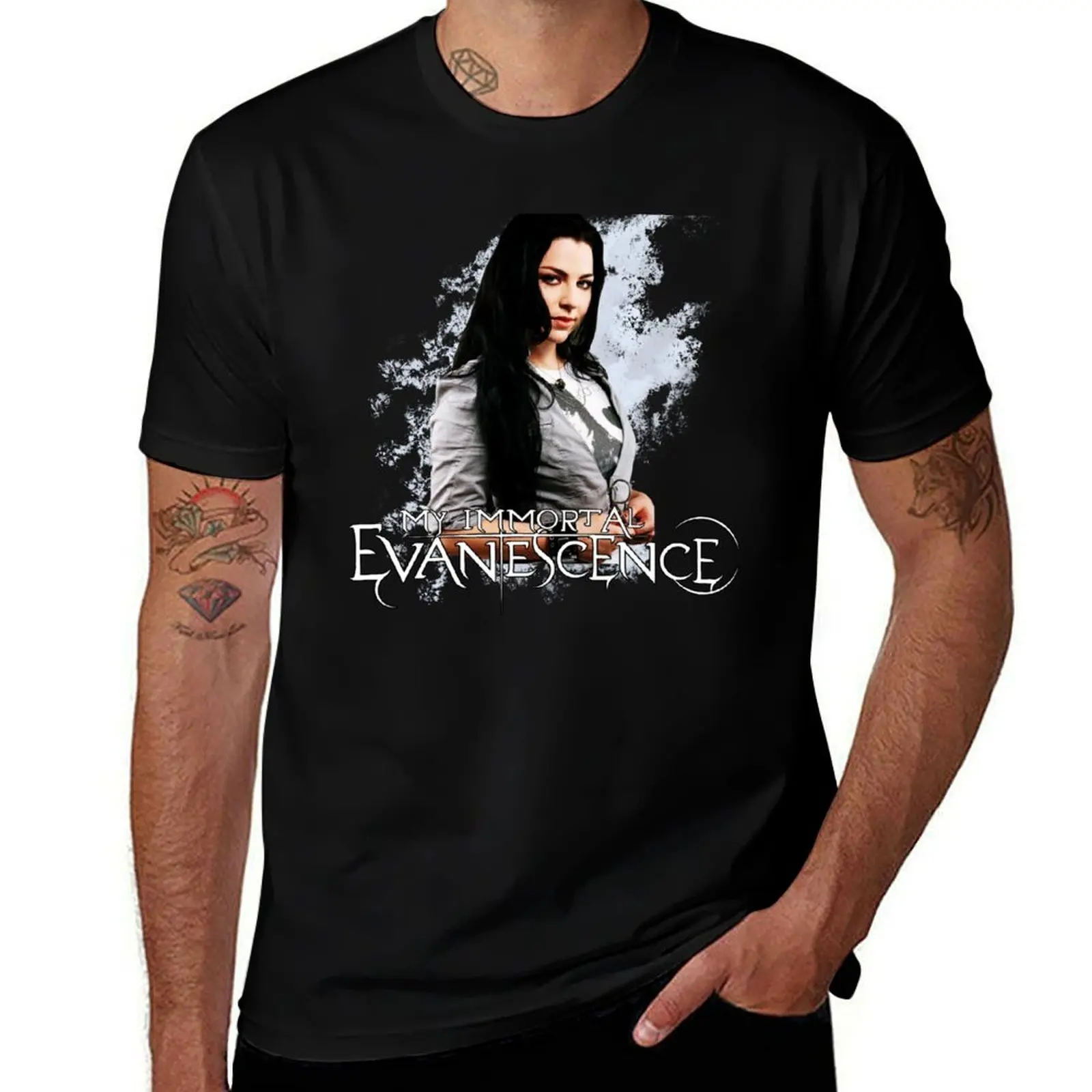 

Evanescence Amy Lee My Immortal Gothic Look Alternative Rock T-Shirt anime anime clothes mens clothes