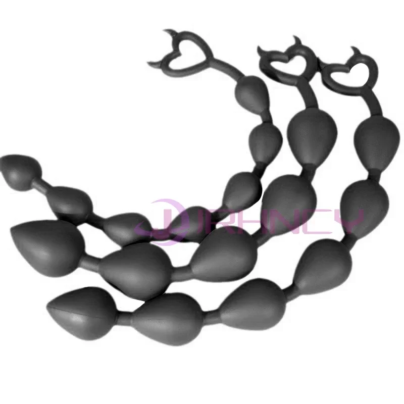 Секс-игрушки Анальные шарики 5/6/7 Анальные шарики Жидкий силикон Мягкая длинная анальная пробка 18+ Женщины Мужчины Взрослые Анальная пробка Секс-игрушки Массаж простаты