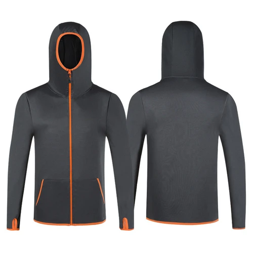 Imagen 2 del producto Camisa deportiva de manga larga para hombre, camisa de pesca con protección solar, malla de secado rápido, enfriamiento, informal, rendimiento al aire libre, 2023