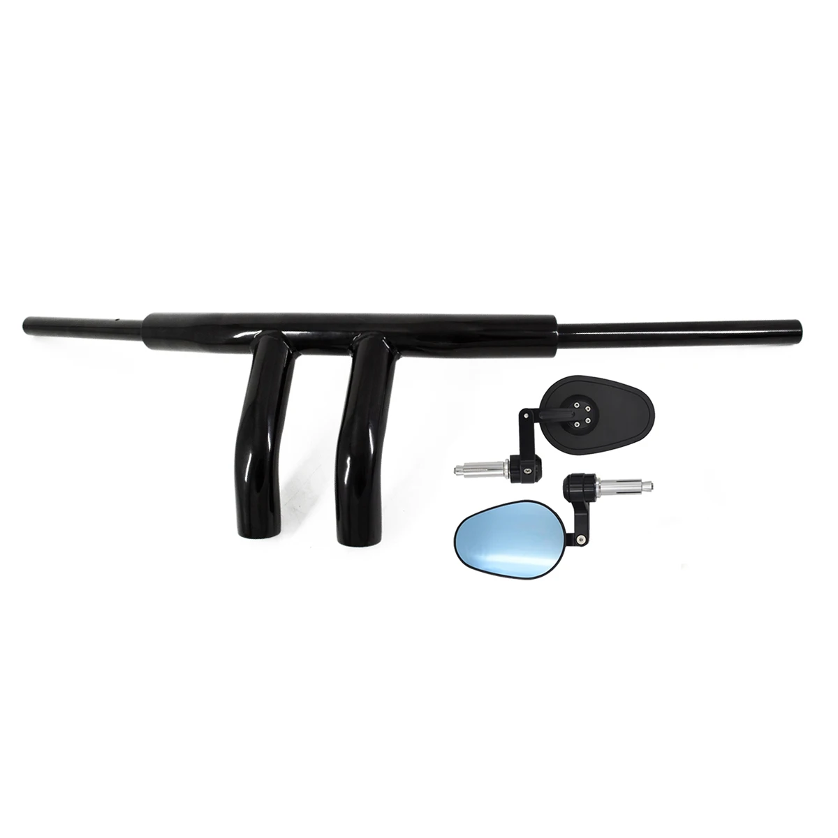 790MM 38MM  Vintage Motorcycle Lower Handle bar 6061 Carbon steel Flat low Handle Bar Tracker Scrambler For CFLMOTO CLC450