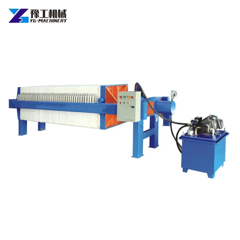 Automatic Industrial Hydraulic Sludge Plate and Frame Chamber Filter Press Equipment Clay Membrane   Price