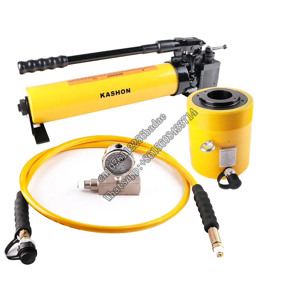 

KS-RCH-1003 95 Ton ENERPAC Same Cheap Price Push And Pull Center Hole Single Acting Hollow Hydraulic Cylinder Jack Ram