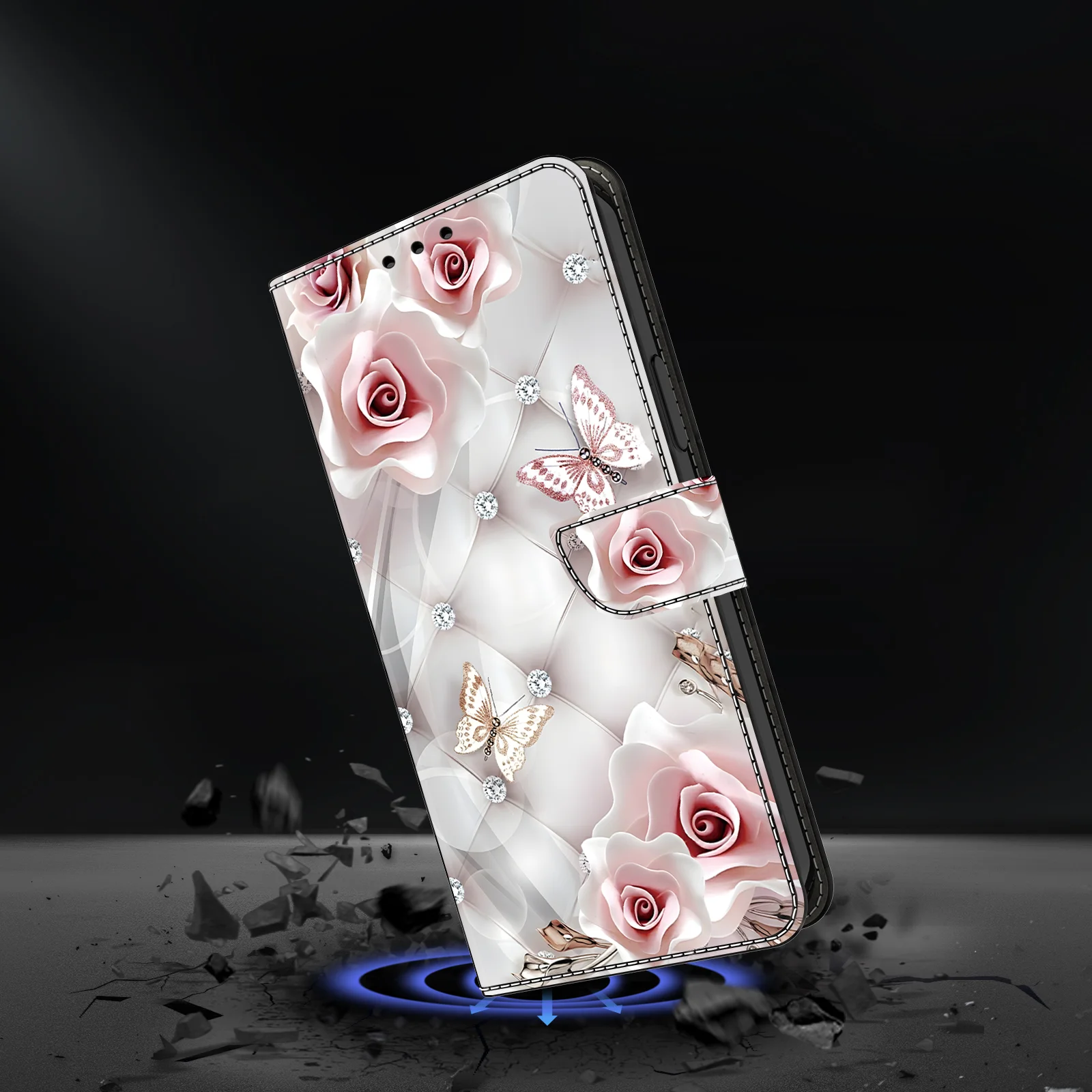 Brieftasche Flip Leder Abdeckung Für Samsung Galaxy A03s A04s A05s A06 A12 A13 A14 A15 A16 A20e A10e A21s A22 A23A24 A25 A26 4G/5G Fall – Detail 1