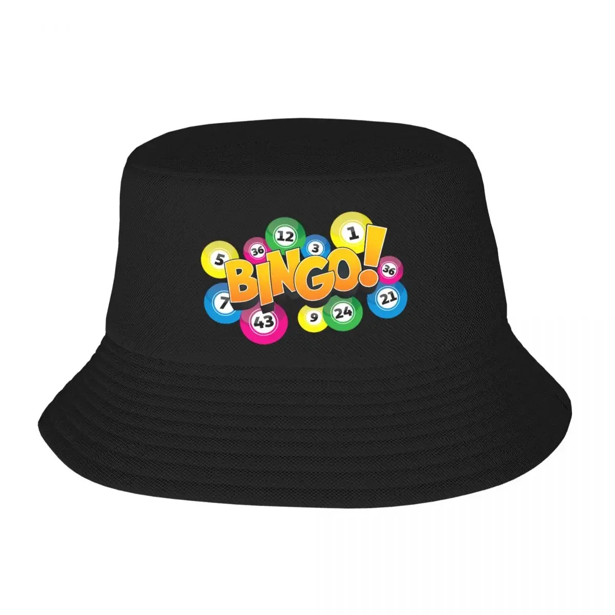 

Custom Unisex Hot Game Bingo Bucket Hat Travel Beach Summer Fishing Hats