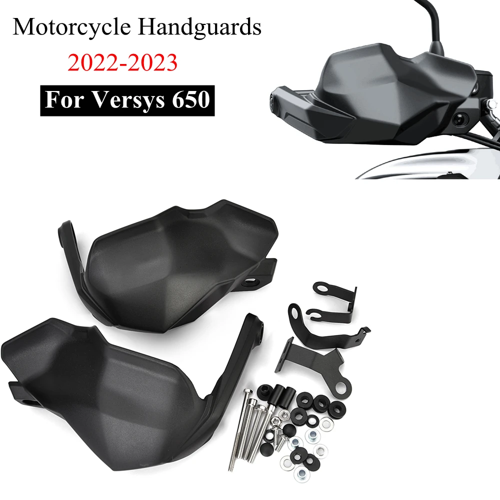 For Kawasaki Versys 650 2022 2023 Handguard Hand Protection Wind Shield Hand Guards Cover VERSYS650 Motorcycle Accessories