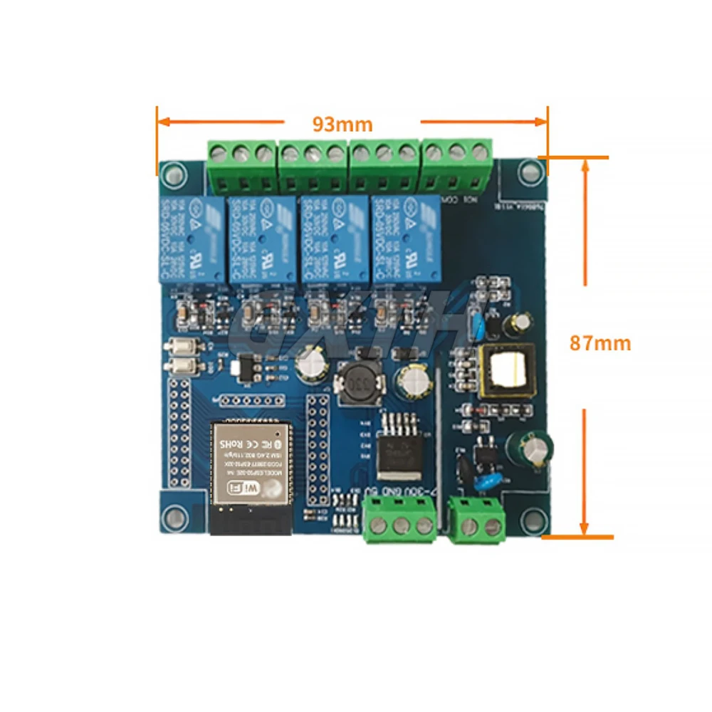 ESP32 WIFI Bluetooth BLE 1/2/4/8-Kanal-Relaismodul ESP32 Entwicklungsboard Zubehör AC220V/DC5-30V – Detail 23