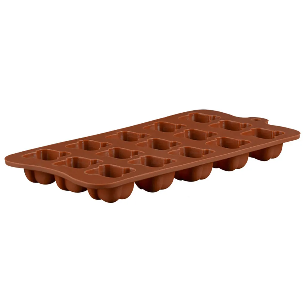 Small Windmill Shaped Food Grade Silicone Chocolate Mold DIY Baking Tray for Cupcakes Jelly Candy Ice Cubes Microwave Oven