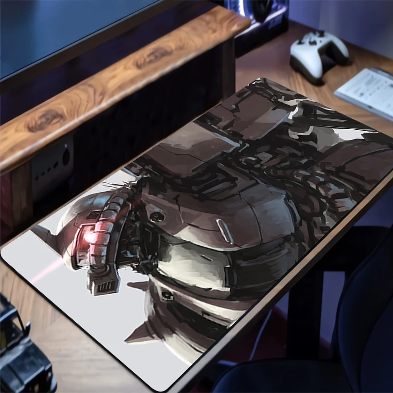 Tappetino per mouse Meccanico Warrior Gundam Zaku II Tappetino per mouse HD Tappetini per mouse Accessori per PC Tappetino per tastiera Tappetino per mouse in gomma Tappetino per scrivania per laptop