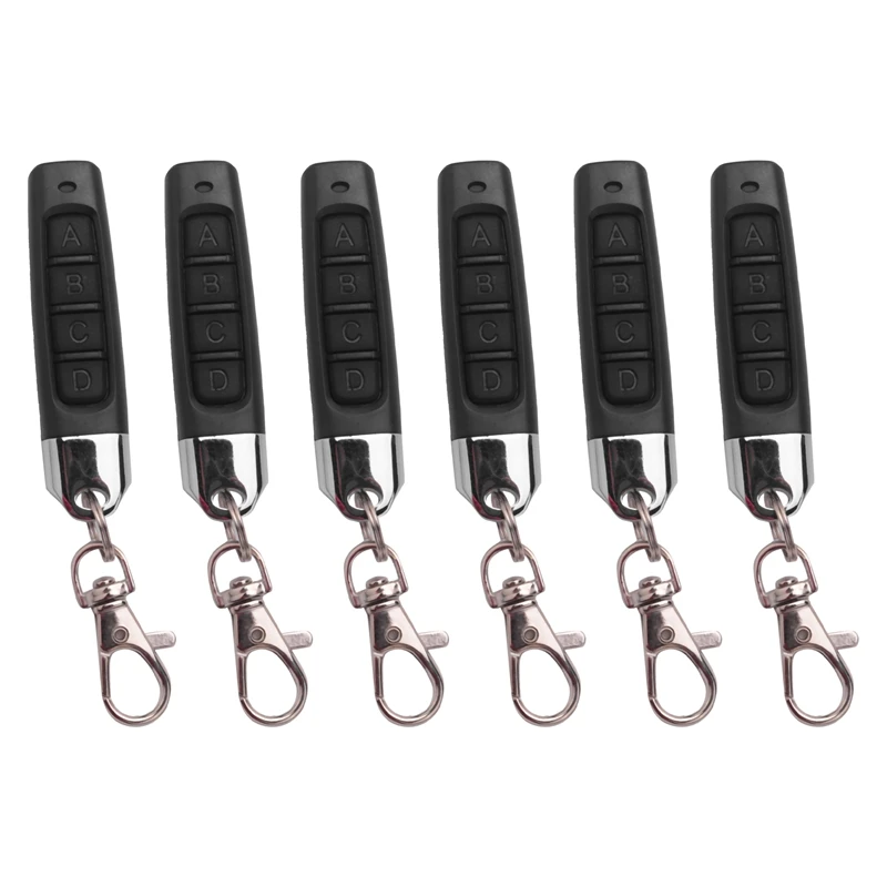 

6X 433Mhz Remote Control Garage Gate Door Opener Remote Control Duplicator Clone Cloning Code Car Key B