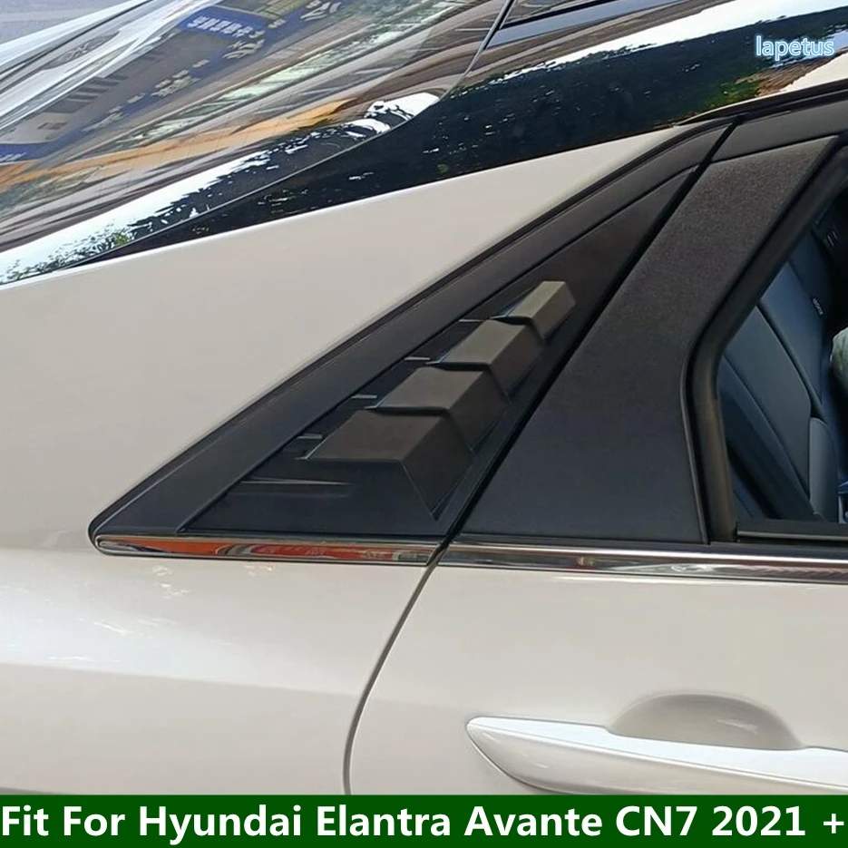 

Car Rear Window Triangle Shutters Blinds Decoration Frame Cover Trim Fit For Hyundai Elantra Avante CN7 2021 - 2023 Accessores