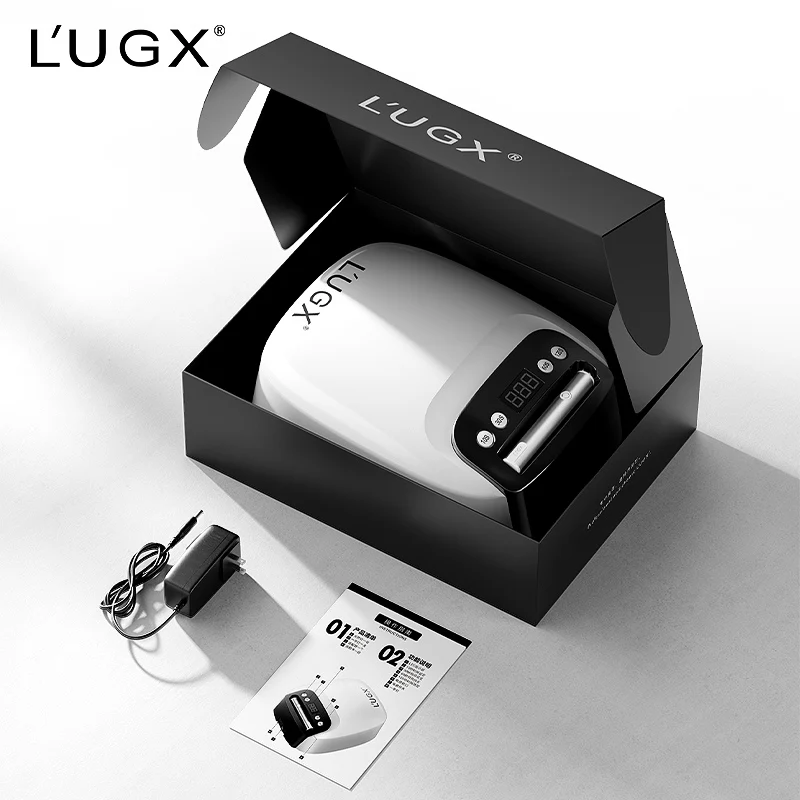 L'UGX جودة عالية مساحة كبيرة مجفف الأظافر اليد علاج مصباح مع وسادة المهنية سريع الأشعة فوق البنفسجية LED مسمار مصباح بالجملة #6