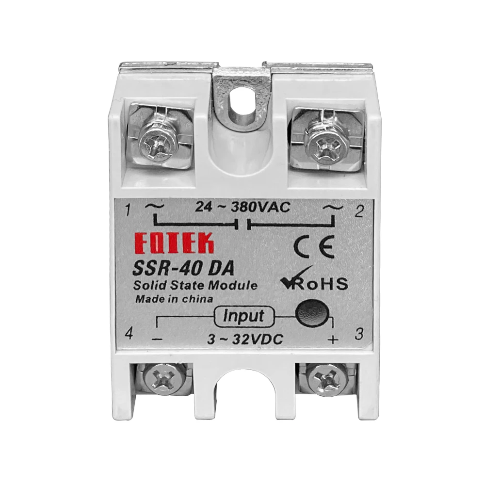 10PCS Industrial Solid State Relay Solid State Relay SSR 10DA 25DA 40DA 60DA 40A /250V 3-32VDC AC SSR 40DA relay solid state