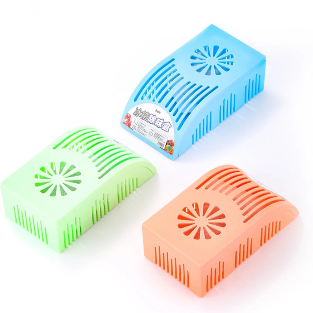 

3 Pcs Activated Carbon Bags Orange Blue Green Absorber Eliminate Odor Refrigerator Freshener Air Purifier Closet Car Pet Space