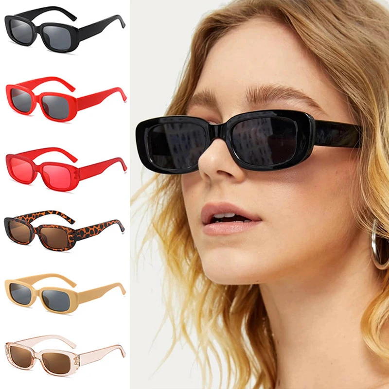 Luxury Women's Sunglasses Small Rectangle Sunglasses Women Vintage Brand Designer Square Sun Glasses Shades Female