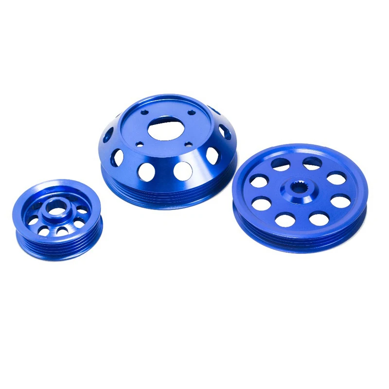 VR - LIGHT WEIGHT CRANK PULLEY For Nissan SILVIA S14 S15 SR20 PULLEY BLUE VR6872B