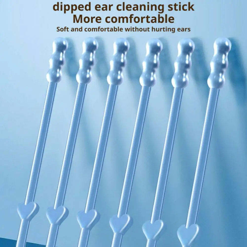 24 قطعة/صندوق سيليكون الأذن الشمع مزيل المتاح لاصق الأذن يختار لزجة Earpicks S/L قابلة لإعادة الاستخدام الأذن الأنظف للأطفال والكبار #4