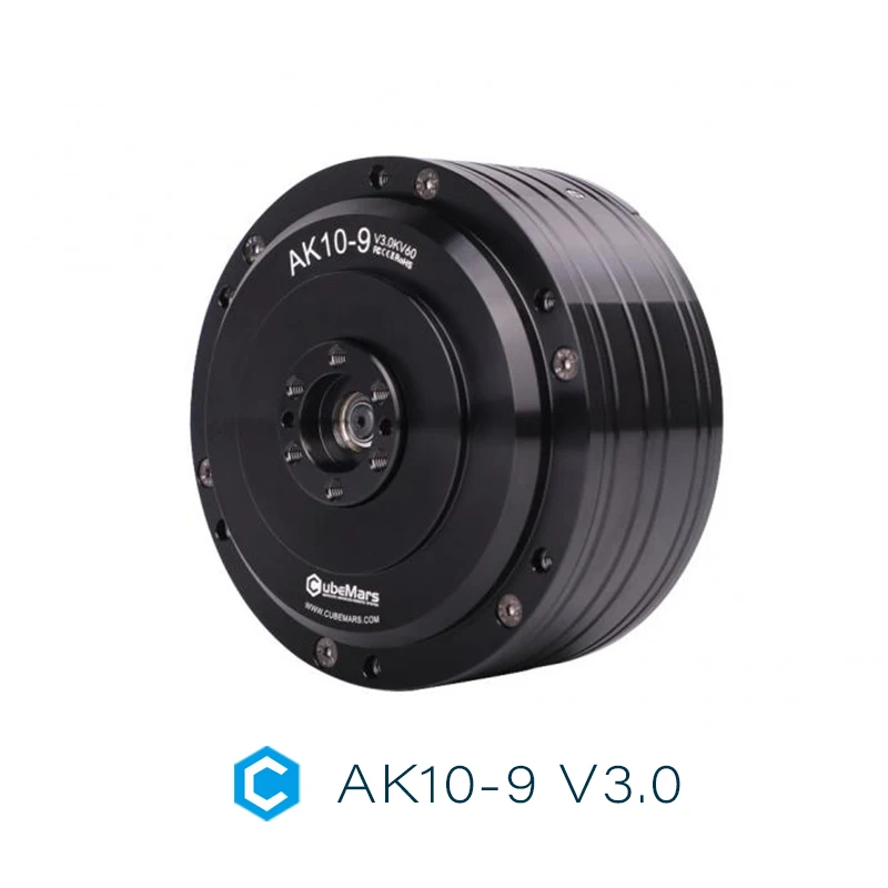 AK10-9 V3.0 KV60 T-MOTOR แบบไดนามิกมอเตอร์โมดูลาร์สําหรับหุ่นยนต์ Exoskeleton, AGV, ตัวเข้ารหัสคู่