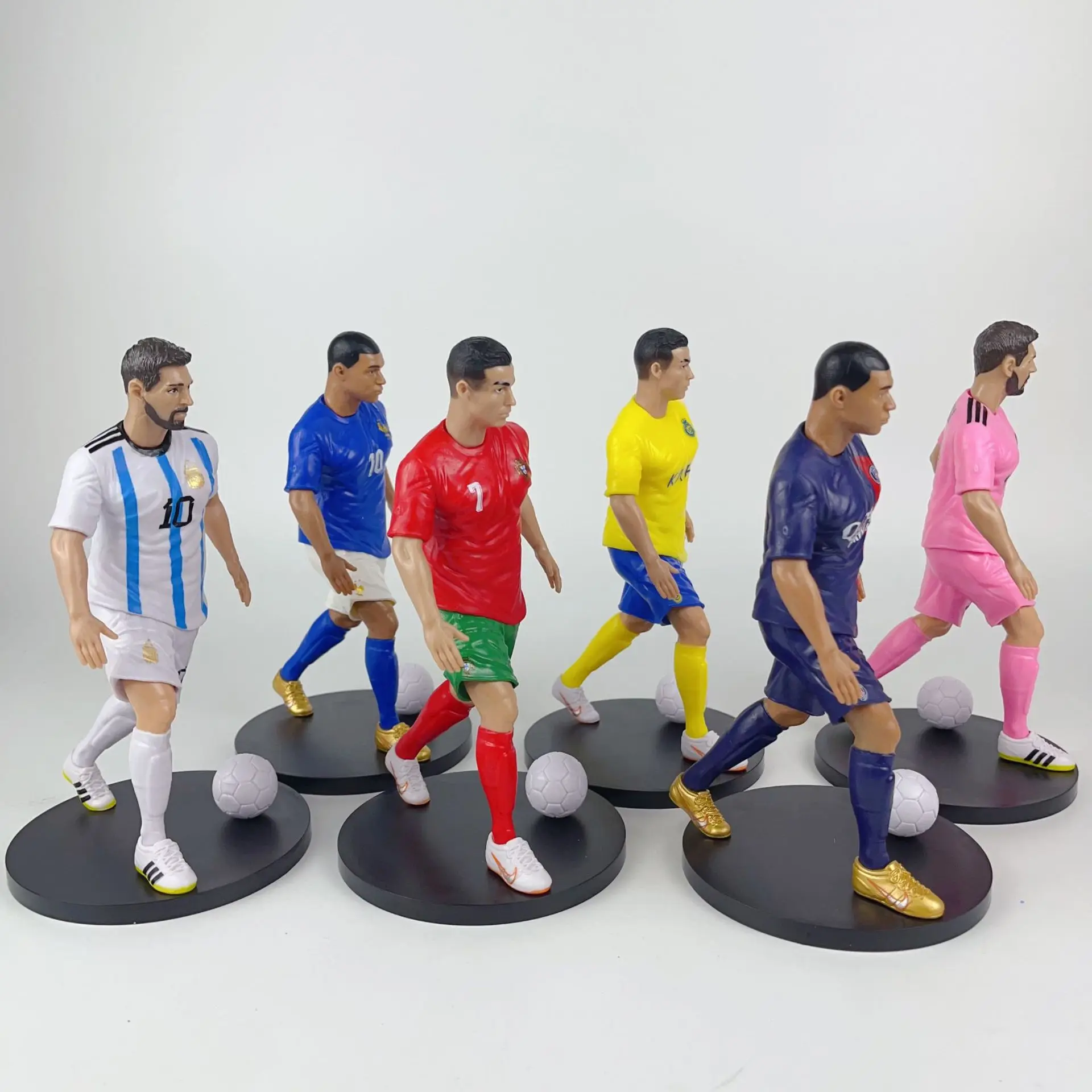 New Original C.Ronaldo Messi Mbappe FIFA Cup World Action Figure Cartoon Model Dolls Decoration Kids Birthday X-mas Gifts