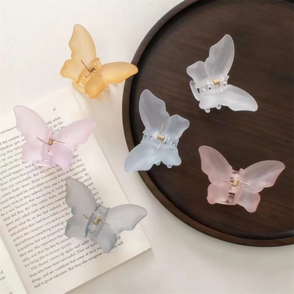 Fashion Girl Butterfly Hairpin Geometric Crab Hairpin Sweet Hair Accessories Headwear Grab Clip Women Hair Accessories