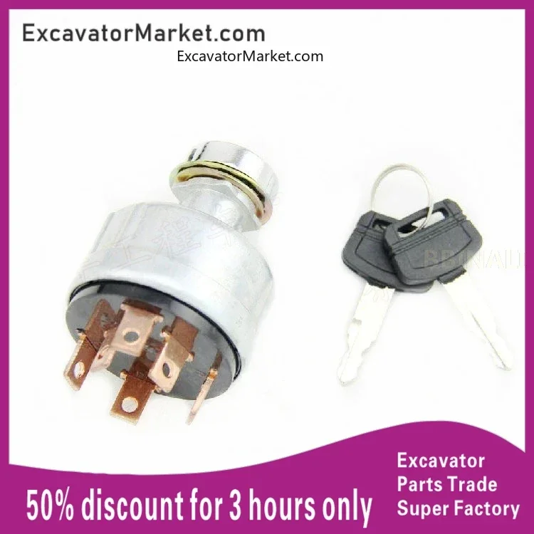 For HITACHI ZX EX120/200-2-3-5 Start the ignition switch Start switch excavator accessories For excavator