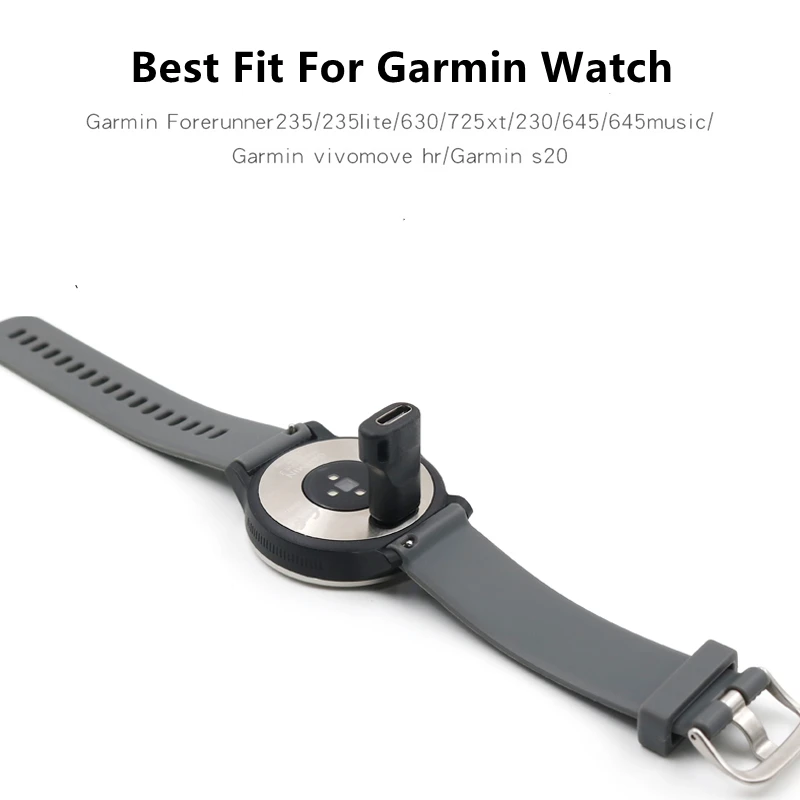 Type C To Watch Charger Adapter For Garmin Fenix5 5S 5X 6 6S 6X 7 7S 7X 8 Forerunner 945 935 245 Venu 2 Fast Charging Cord