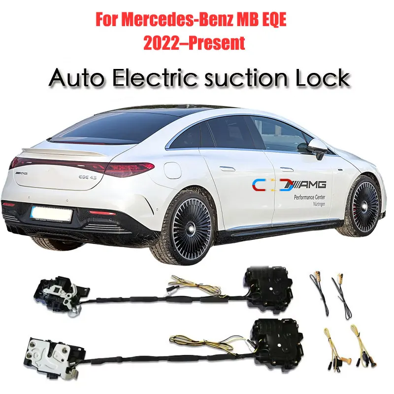 For Mercedes-Benz MB EQE 2022-Now Car Soft Close Door Latch Pass Lock Actuator Auto Electric Absorption Suction Silence Closer