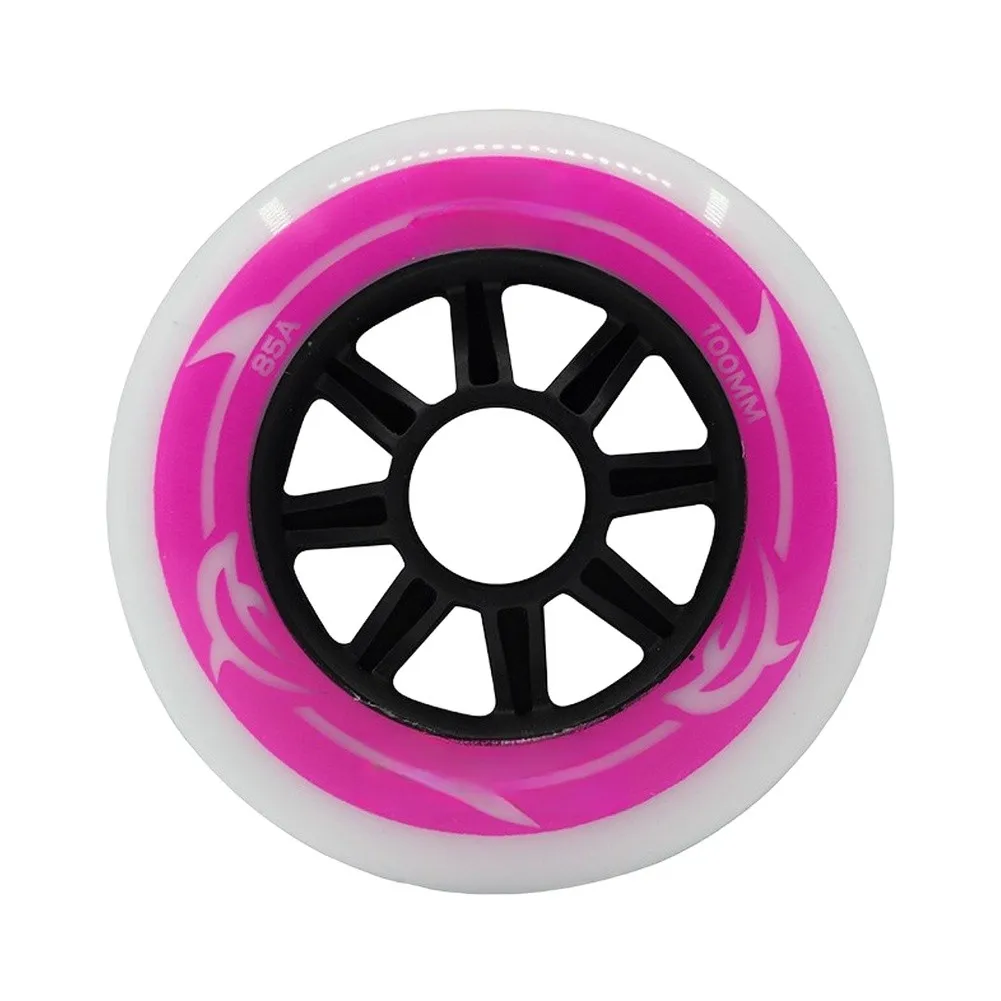 100mm for skate Wheels Inline Racing Wheels Fashionable Color Options Wear Resistant Formula Training Equipment 90mm 100mm