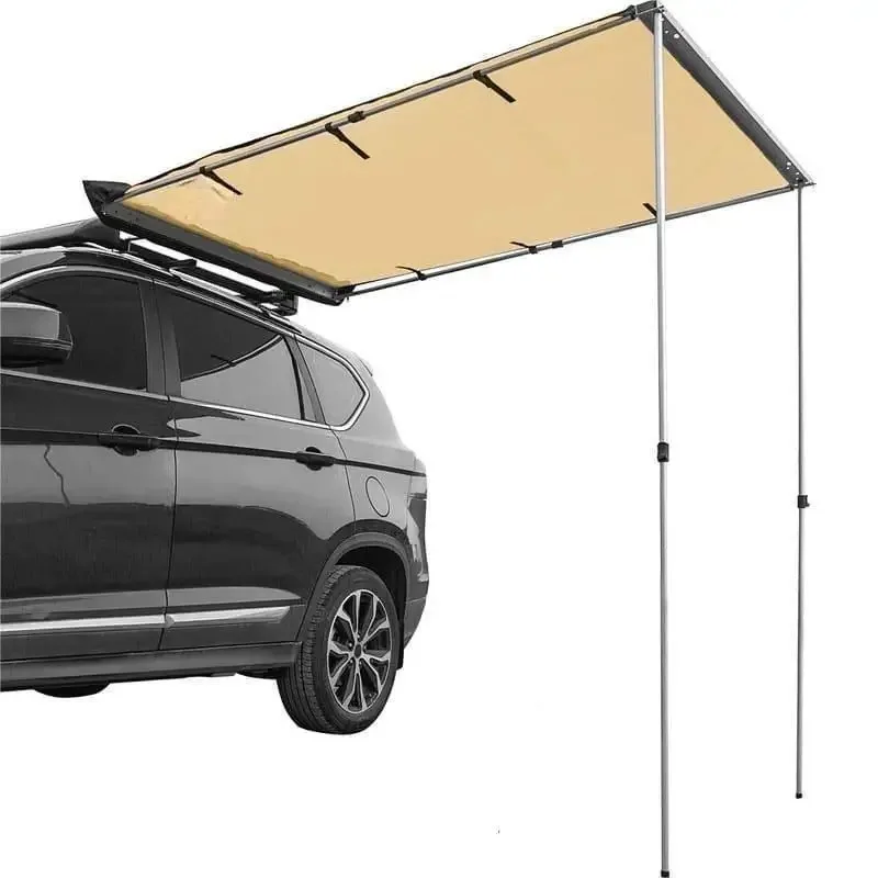 Car Side Awning Rooftop Tent Sun Shade Outdoor Camping Waterproof UV Proof Car Awning Tent