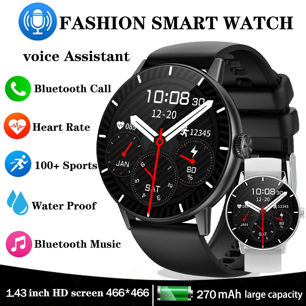 

2025 New Original 4GB Large Memory Smartwatch Men Image Storage Video Play Google Map TWS Headphones AI Voice BT Call smartwatch