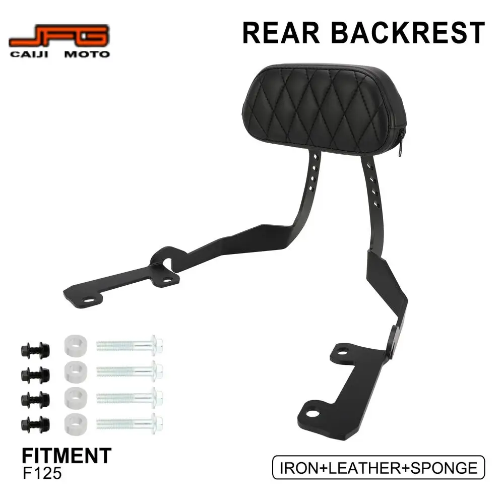 

Motorcycles Rear Backrest backrests Passenger Back Pad Seat Cushions For Honda NW F125 Electric Vehicles Bicycles Dirt Bike