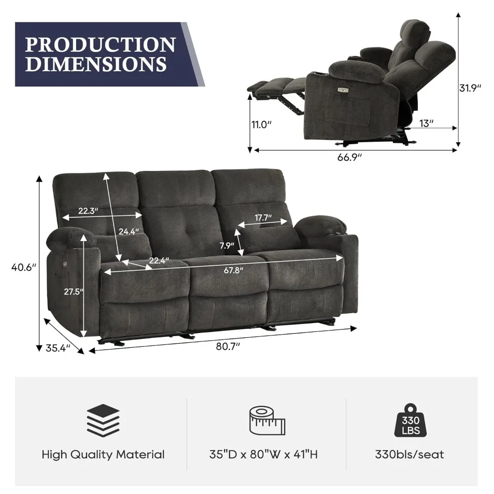 Thumbnail 3 - #3 Ranked Reclining Sofa Couches Picks in 2026