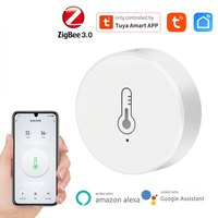 Tuya Zigbee 3.0 Temperature And Humidity Sensor WiFi Thermometer Monitor Work for Alexa Smart Life Google Smart Home Assistant