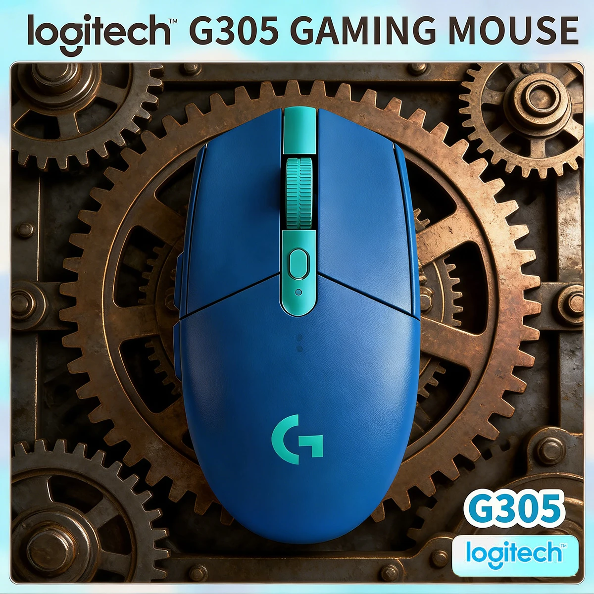 

Беспроводная игровая мышь Logitech G305, 12000 точек на дюйм HERO Sharp Tracking, 6 программируемых кнопок, эргономичная комфортная форма, подходит для ПК