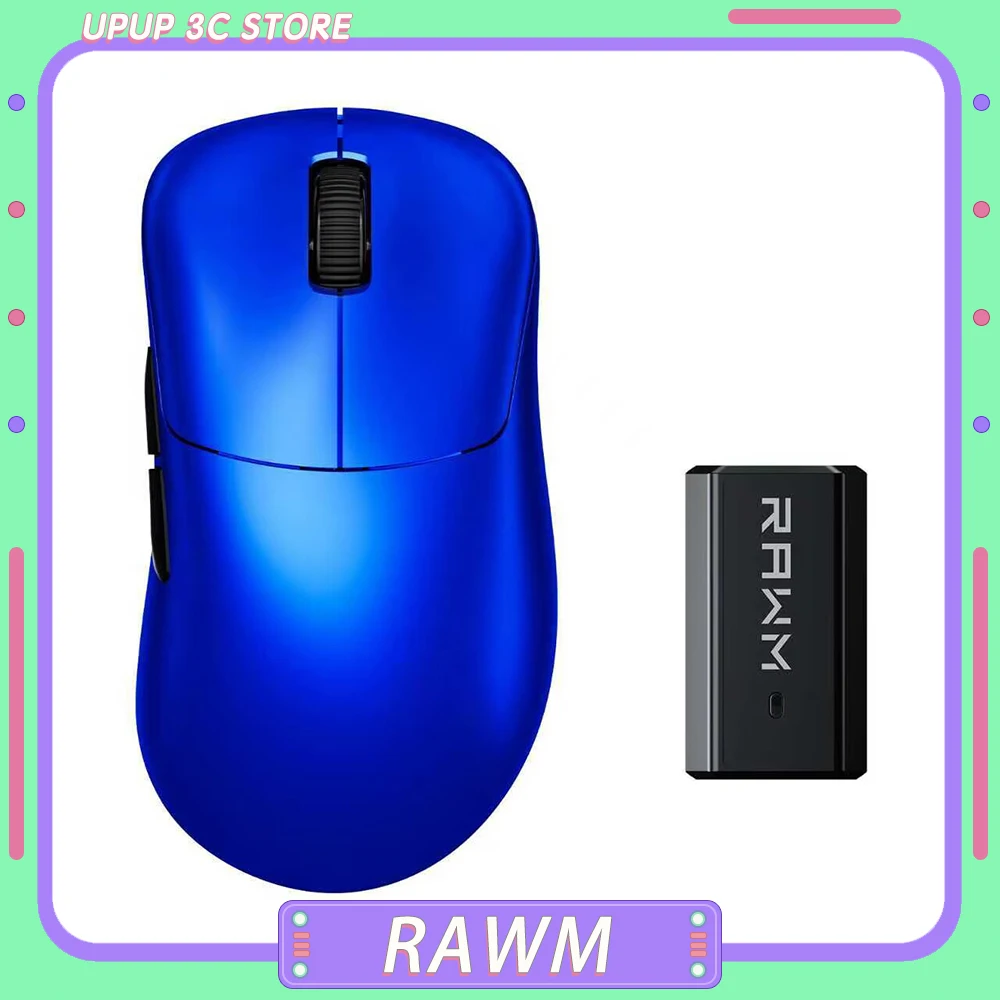 

Проводная игровая мышь Rawm Er21Pro, 2 режима, 2,4 г, 8 К, частота заката, датчик Paw3950, Nordic52840, легкий, 49 г, эргономичная, для fps-геймеров
