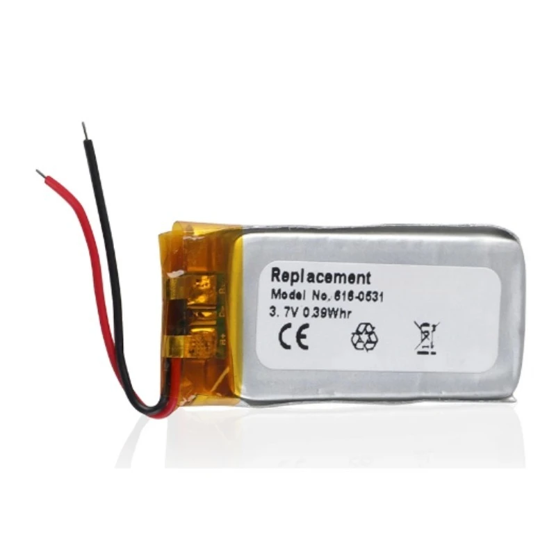 Nova bateria de substituição de alta qualidade 616-0531 para ipod nano6 6g 6a geração mp3 li-polímero recarregável nano 6 baterias