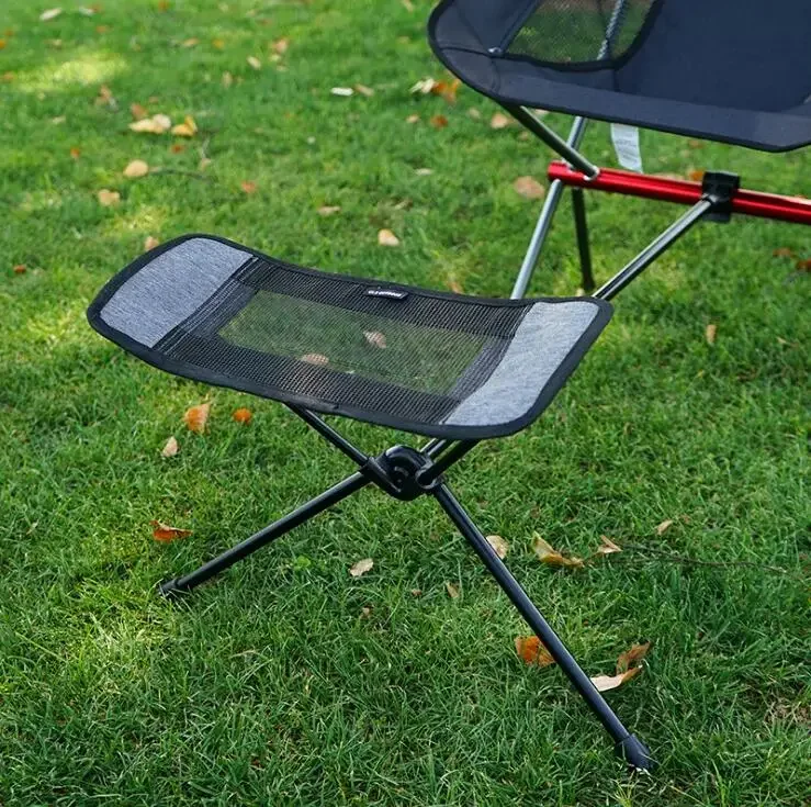 Folding Moon Chair Foot Rest Portable Outdoor Chair Extendable Footrest Beach Fishing Recliner Footrest