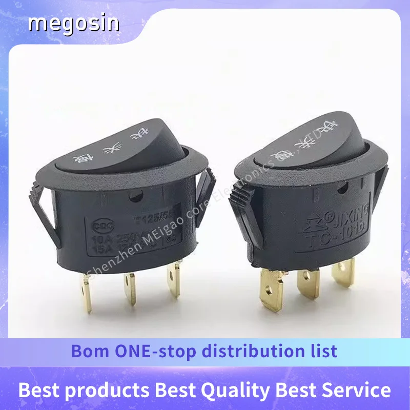 1~5pcs/lot Electric cooker small electric cooker switch mini cooker oval switch TC-101b fast off slow 10A 250V