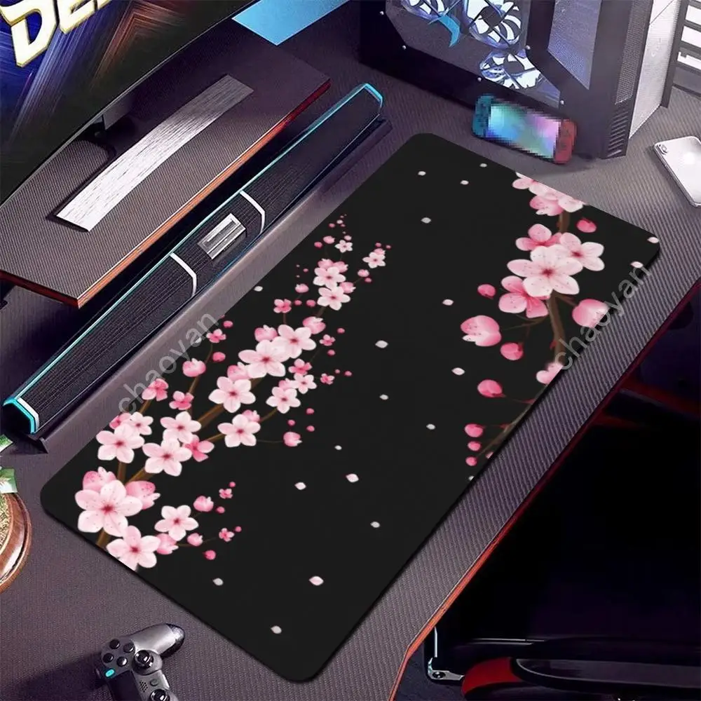 Cherry Blossom View Mouse Pad Computer New XXL MousePads Keyboard Mat Gamer Soft Office Carpet Table Mats Desktop Long Mouse Pad