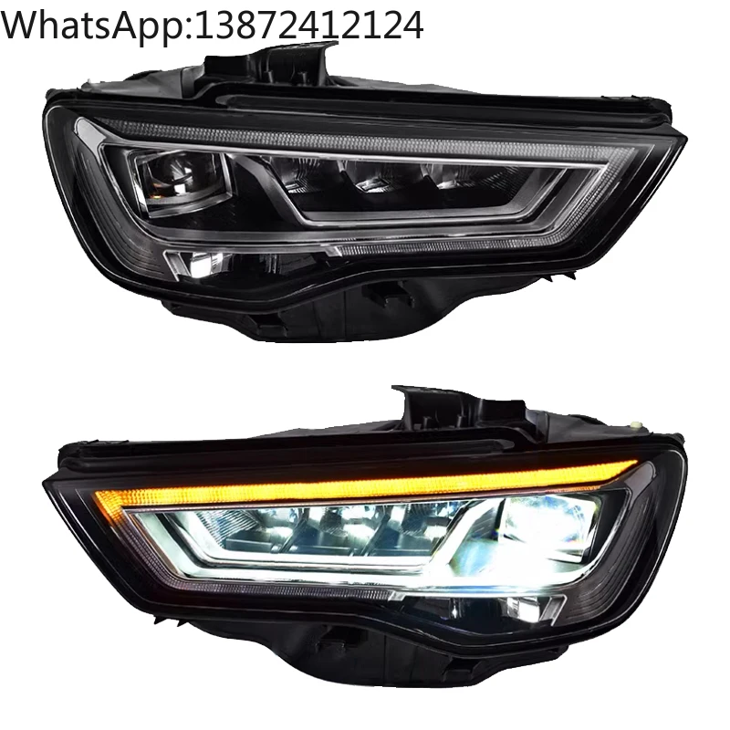

YU GUANG for Audi A3 Headlights Sportback Limousine Cabriolet 2013 2016 Auto Accessories LED Headlight Upgraded Head Lamp Light