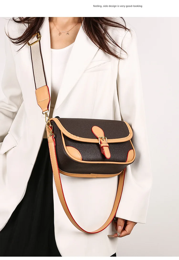 ‌ Borsa a tracolla alla moda con doppia tracolla - Borsa a tracolla resistente all'acqua per donna, spaziosa zaino da viaggio Materiale ecologico ‌