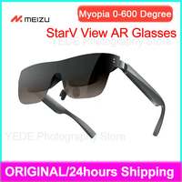 Meizu StarV View AR Glasses Portable HD Movie Glasses with 188inch Giant Screen 0-600degree Myopia adjustable 120hz Home Theater