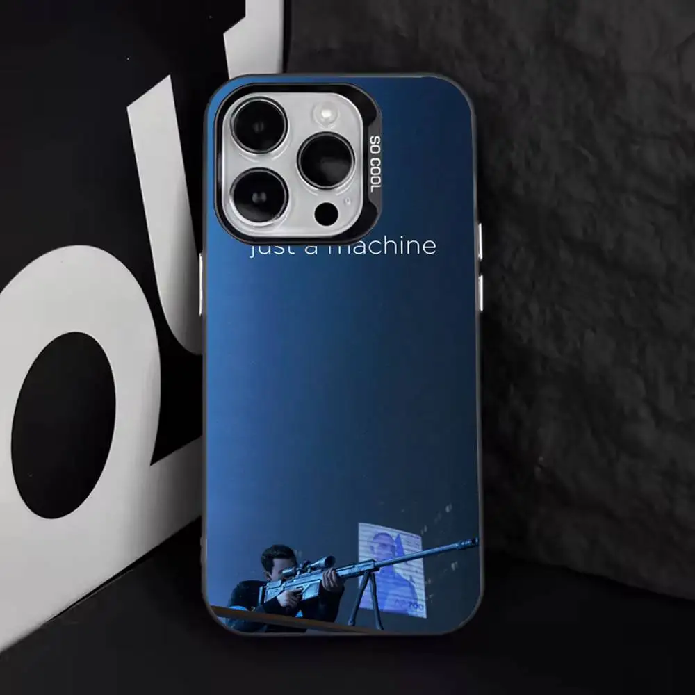 D-Detroit Become Human Phone Case For iPhone 17,16,15,14,13,12,11,Pro,XS,Max,Plus,Mini,SE4,E Black Matte Shockproof Cover