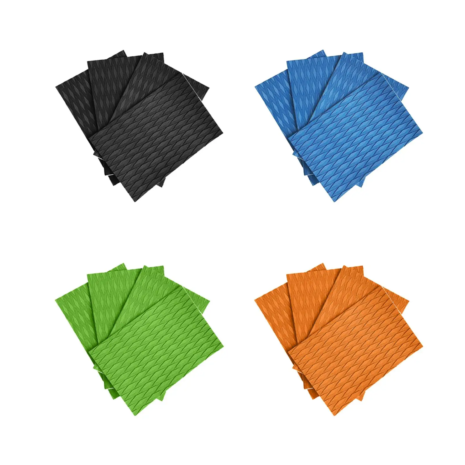 4Pcs Anti Slip Deck s Surfboard Traction Pads for Swimming Pool Step