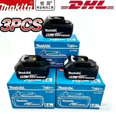 Original Makita BL1860 18V 6AH Battery Power Tool Lithium ionMakita BL1840 BL1850B BL1860B electric tool battery, 18V charger