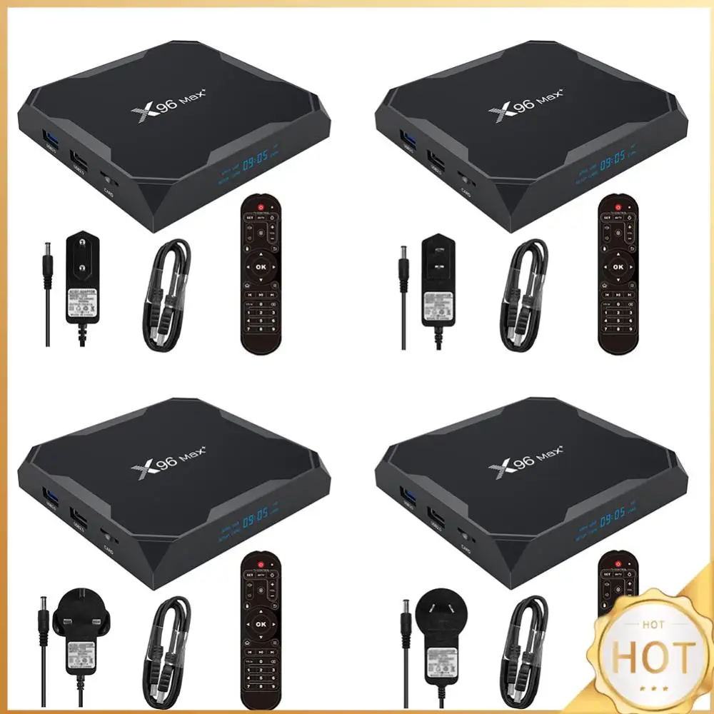 

Android TV Box 9,0 8K HD медиаплеер 2,4G/5G двойной Wi-Fi телеприставка 4 ГБ 32 ГБ Android Box с пультом дистанционного управления