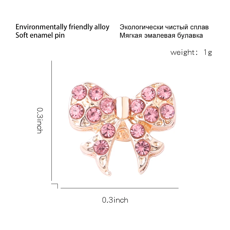 Ciondoli decorativi per cinturino sportivo Bow-knot Cute Watchband Jewelry Charm per Iwatch bracciale in Silicone accessori Charms Nail