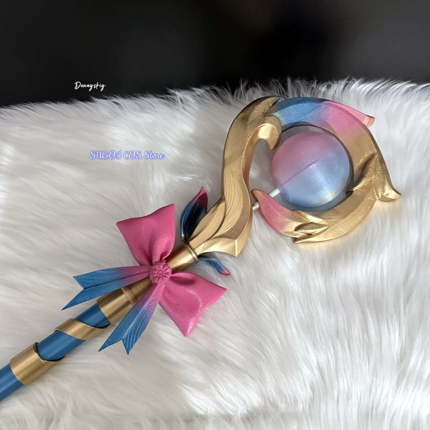 Honkai Star Rail Hyacine Cosplay Staff Prop Role-playing {SUGOI COS}100CM Handheld Staff Prop Halloween Party Props Accessory