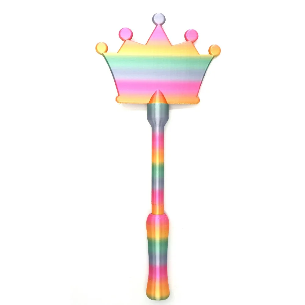 

Creative 3D Print Wand Tap To Pay Crown Design Portable Telescoping Credit Card Holder Cute Lightweight Fun Magical Payment