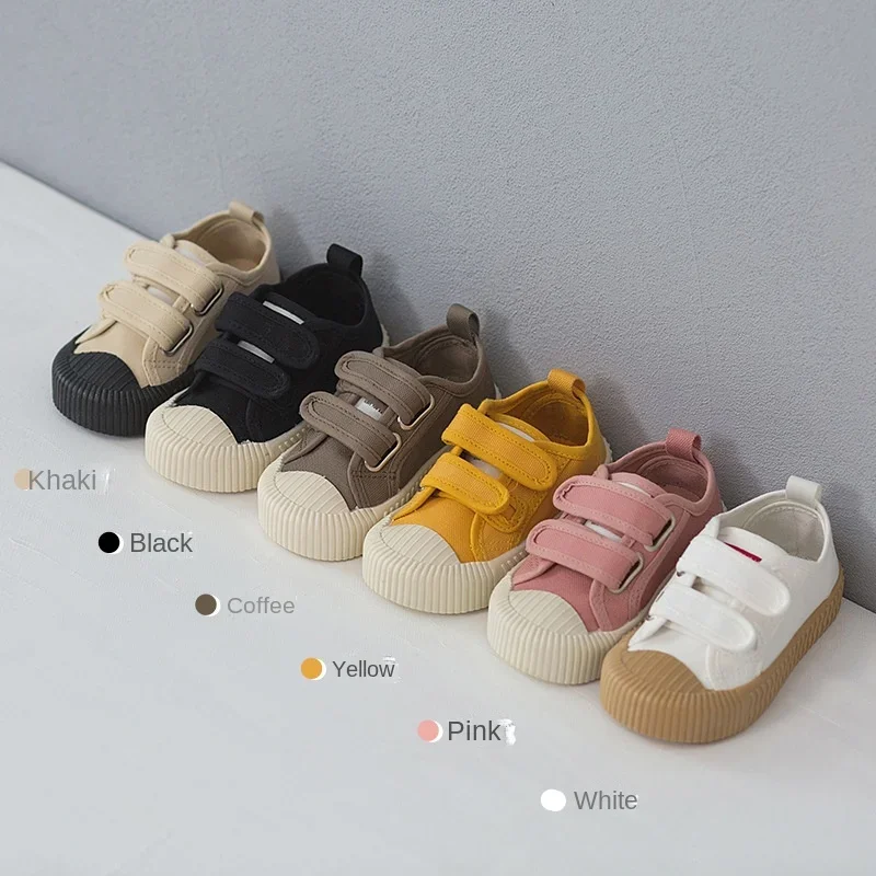 

Rindu Cross border New Children's Canvas Shoes Boys and Girls' Board Shoes Soft Sole Baby Shoes