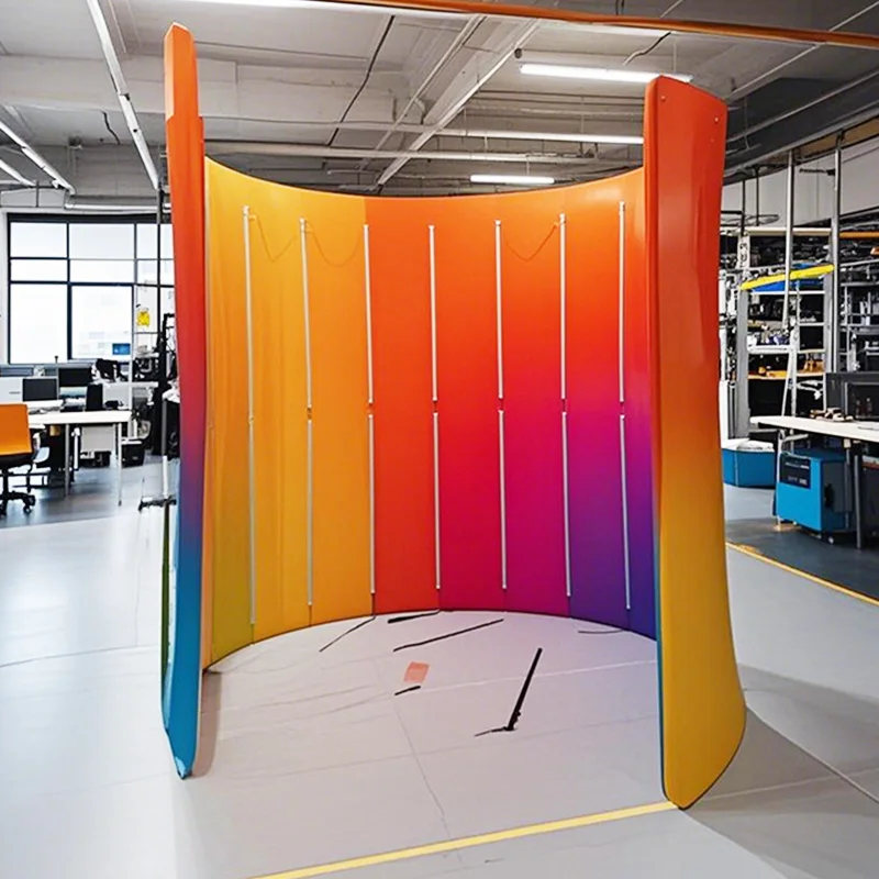 Customized Style Size 360 Degree Video Camera Led Lights Booth Enclosure Photo Booth Backdrop For Party Event